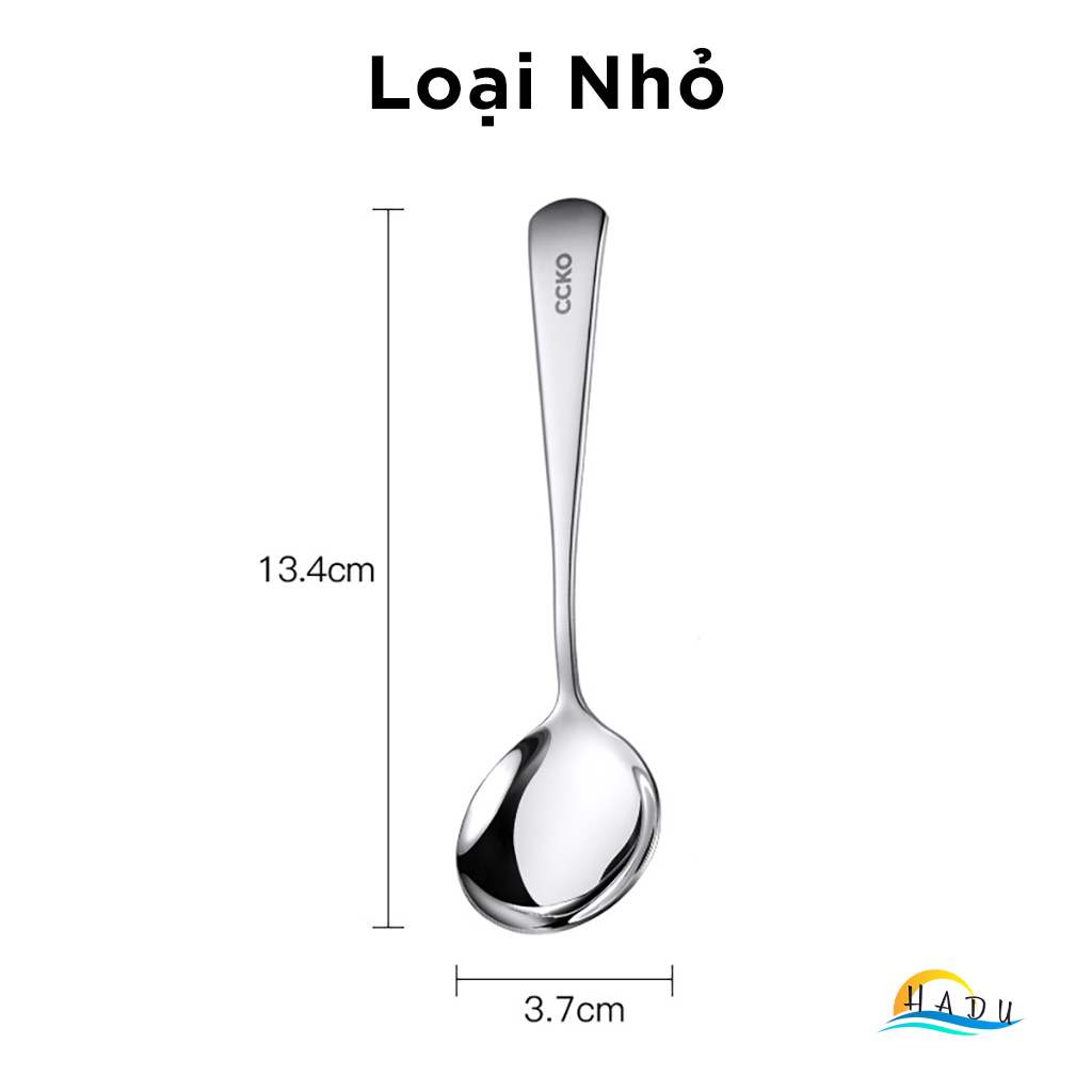 Thìa Muỗng Inox 304 Cao Cấp Kiểu Hàn Quốc Đạt Chất Lượng Đức CCKO