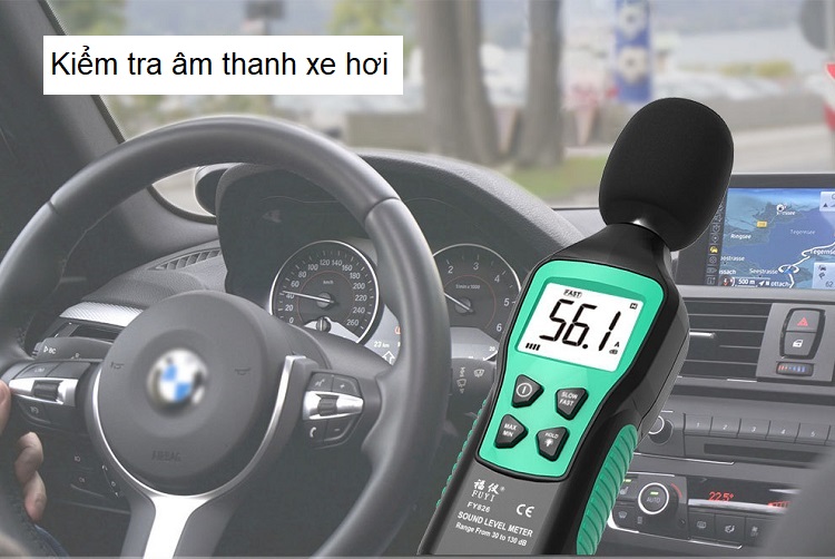Thiết bị cầm tay đo cường độ âm thanh cảm biến siêu nhạy bảo vệ thính giác