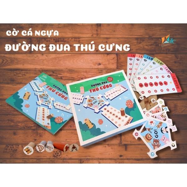 Cờ cá ngựa 2-5 người chơi phiên bản đường đua thú cưng