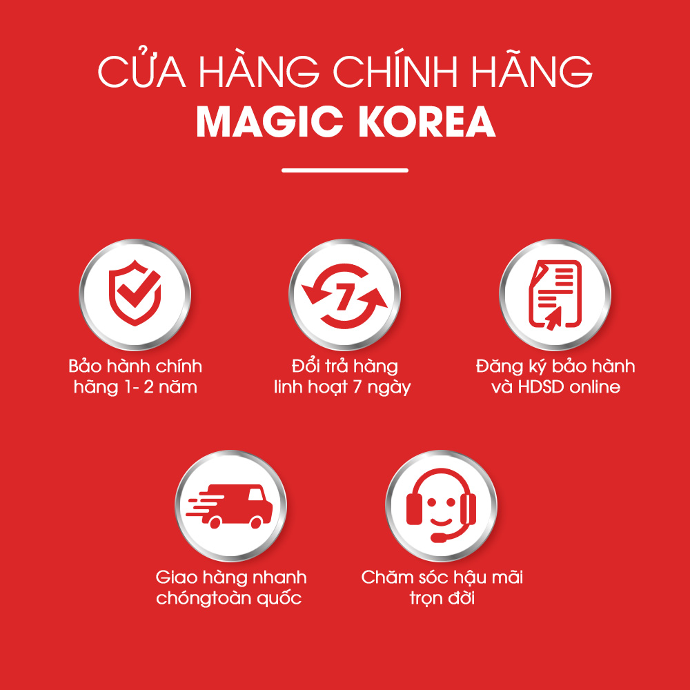 Nồi Chiên Không Dầu Magic Korea A-84 - Hàng chính hãng
