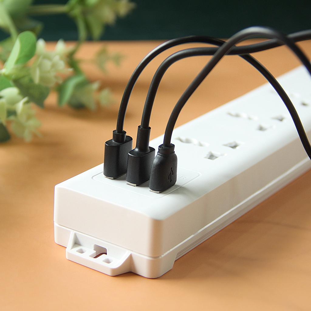 Ổ cắm điện đa năng Remax 5 ổ cắm + 3 USB Remax RV-05 lỗ cắm tải 2500W an toàn chống giật, chịu nhiệt - Hàng Chính Hãng Remax
