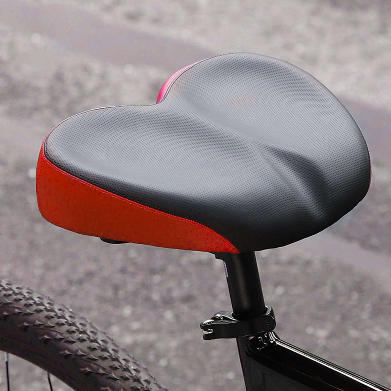 Dual Pad Bike Cushion Wide Comfort Saddle Seat Pad