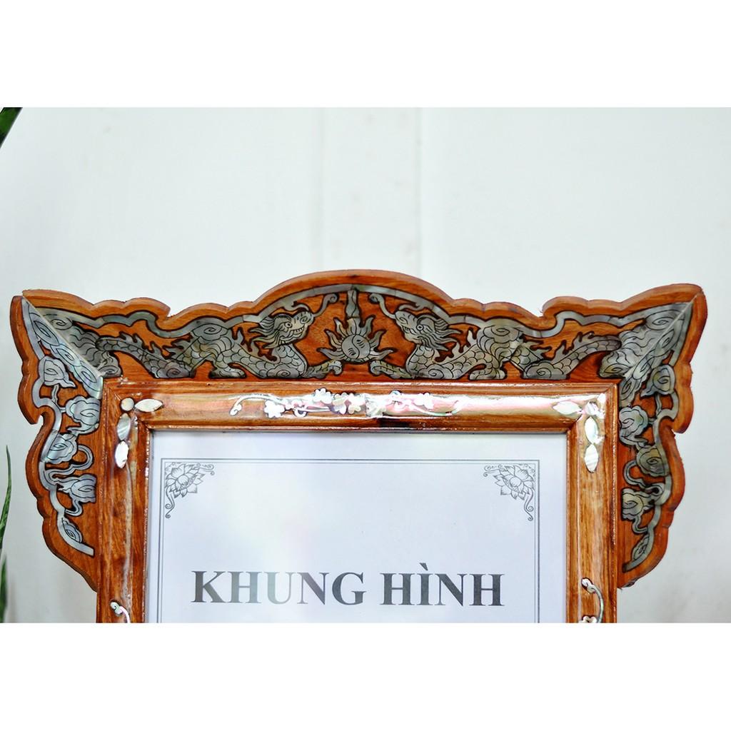 Khung Hinh Gỗ Hương 25 x 35