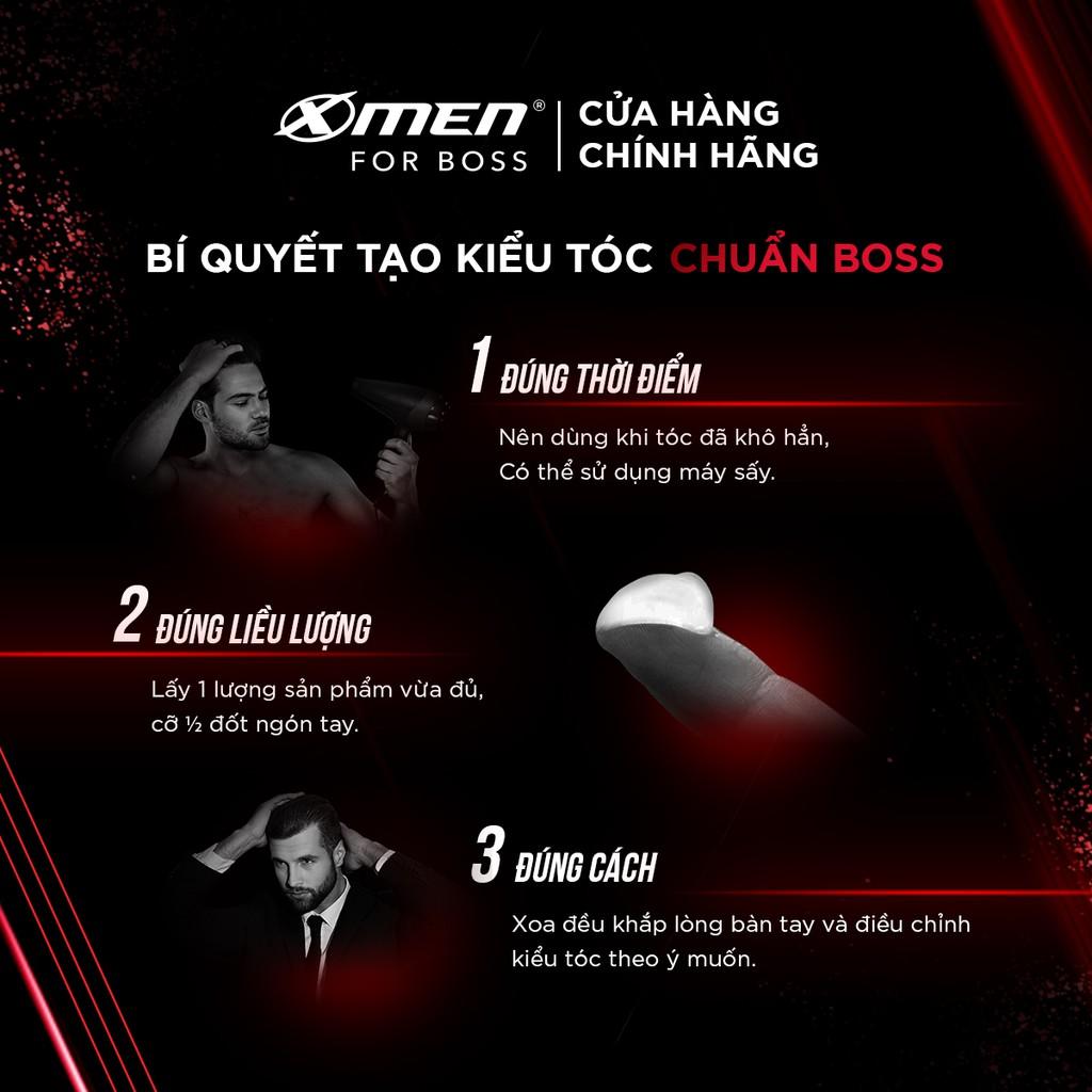 Keo vuốt tóc X-Men For Boss Gel STRONG HOLD WET LOOK 150G