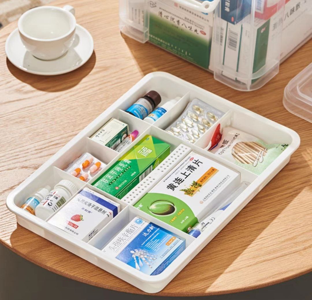 Tủ Hộp Đựng Thuốc Di Động Gia Đình, 2 Tầng Có Quai Xách Nhựa Mika Trong Suốt Nhìn Dõ Đồ Vật  Tủ Thuốc Đựng Dụng Cụ Y Tế Mẫu Mới Tiện Lợi