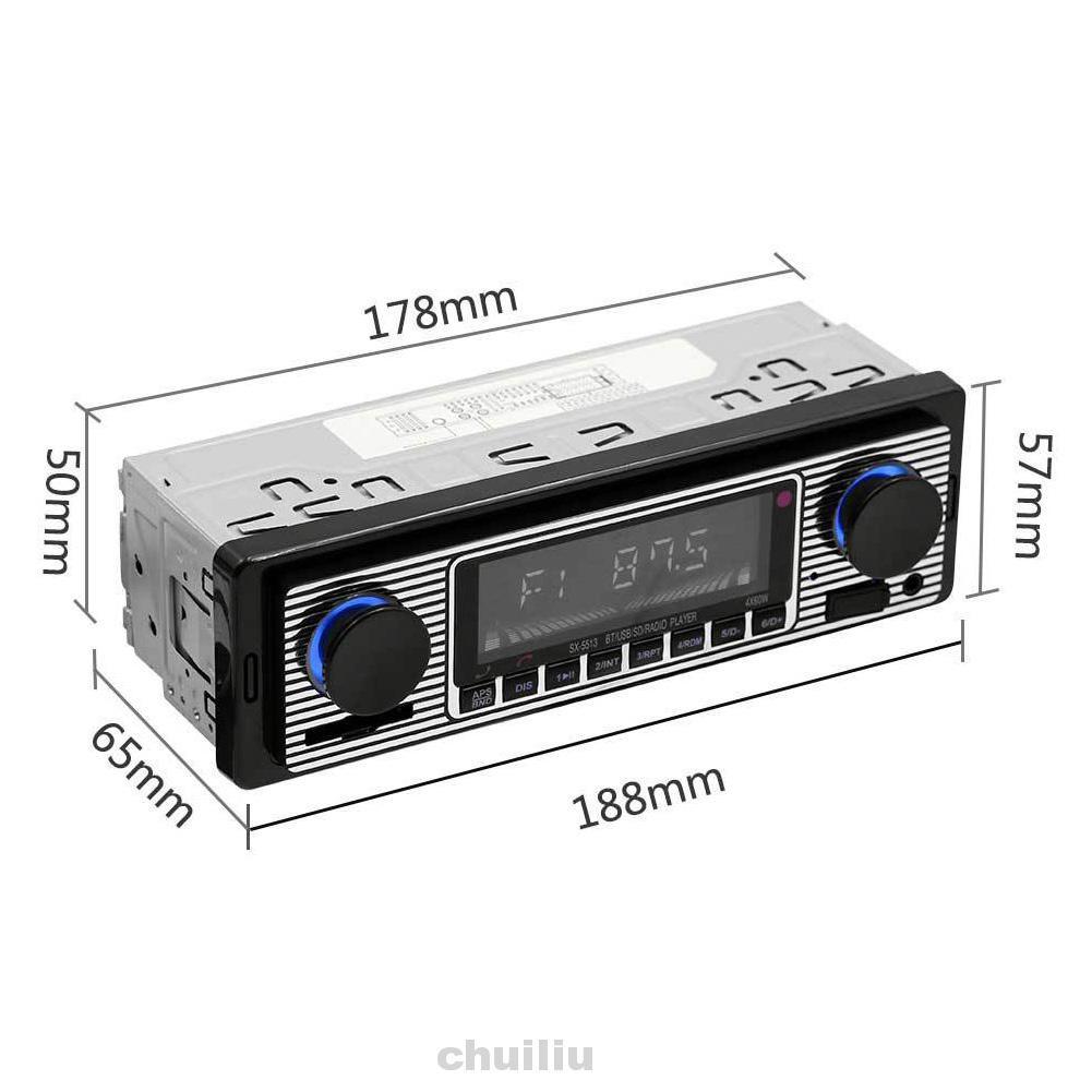 Máy Nghe Nhạc Trên Xe Hơi Kết Nối Bluetooth Có Màn Hình Lcd