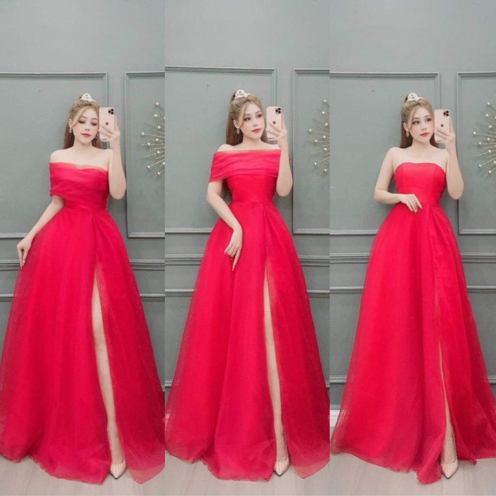 Đầm maxi mặc dc 3 kiểu TRIPBLE T DRESS - size M/L - MS214V
