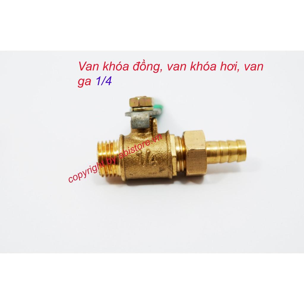 VAN KHÓA ĐỒNG, KHÓA GA 1/4, KHÓA VAN HƠI HÀNG ĐẸP