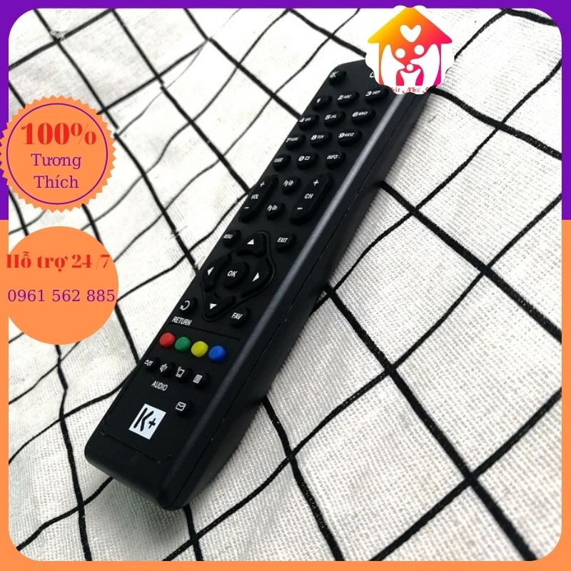 Điều Khiển Đầu Thu Truyền Hình K+ SD-Remote Đầu Thu Truyền Hình K+SD