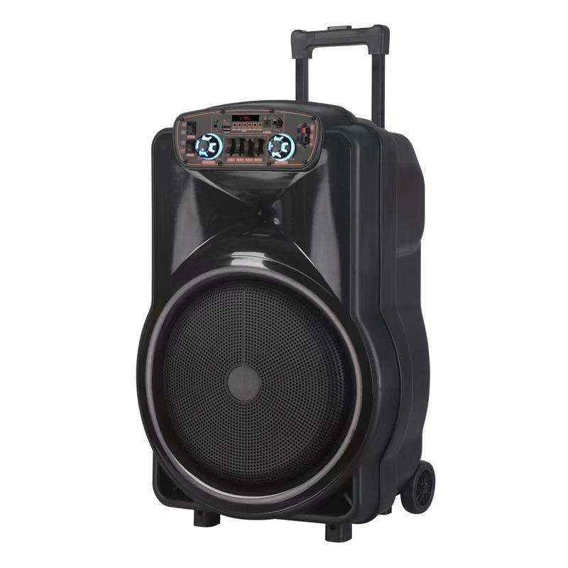 Di Động 1500W Boombox 12 Inch Đèn RGB Xe Đẩy Âm Thanh 40W Bluetooth Ngoài Trời Tiệc Karaoke Bass Cột Không Dây có Mic Color: 8 inch NDR-P08