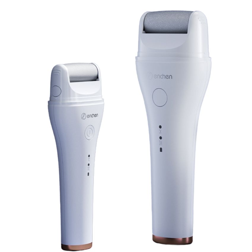 Máy cà vết chai da chân Enchen pin sạc bền bỉ, tặng kèm 2 miếng chà, chà vết chai nứt nẻ