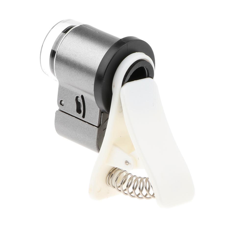 65X  Phones Camera Optical LED &  Clip   Micro Lens
