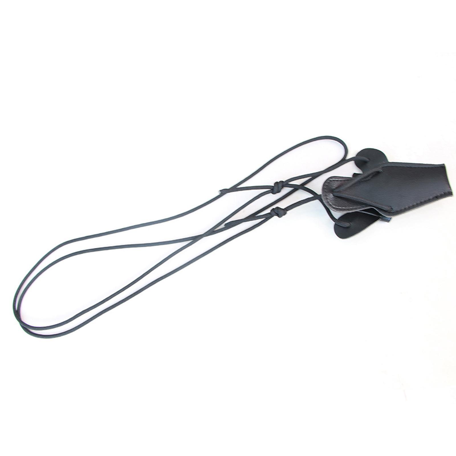 Multifunction Bow String Non Slip Rope Stable Recurve String PU Leather Bow and Arrow String for Competition Hunting Bow Equipment