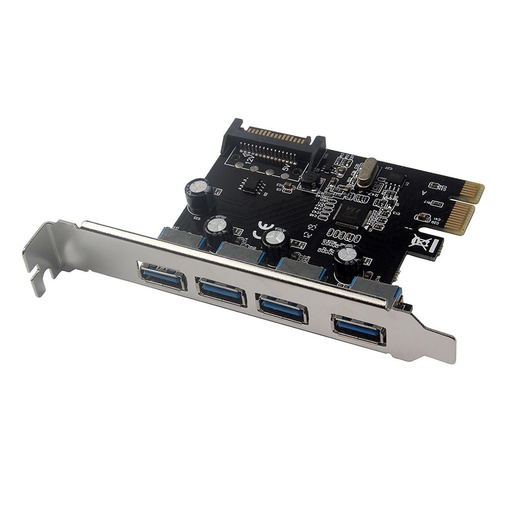 4 Ports PCIE to USB 3.0 Expansion Card - Interface USB 3.0 4-Port  Card