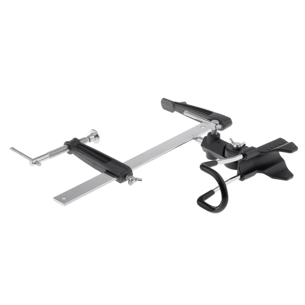 Adjustable Clamp on Fishing Rod Holder Rack Pole Bracket Fishing Tackle S