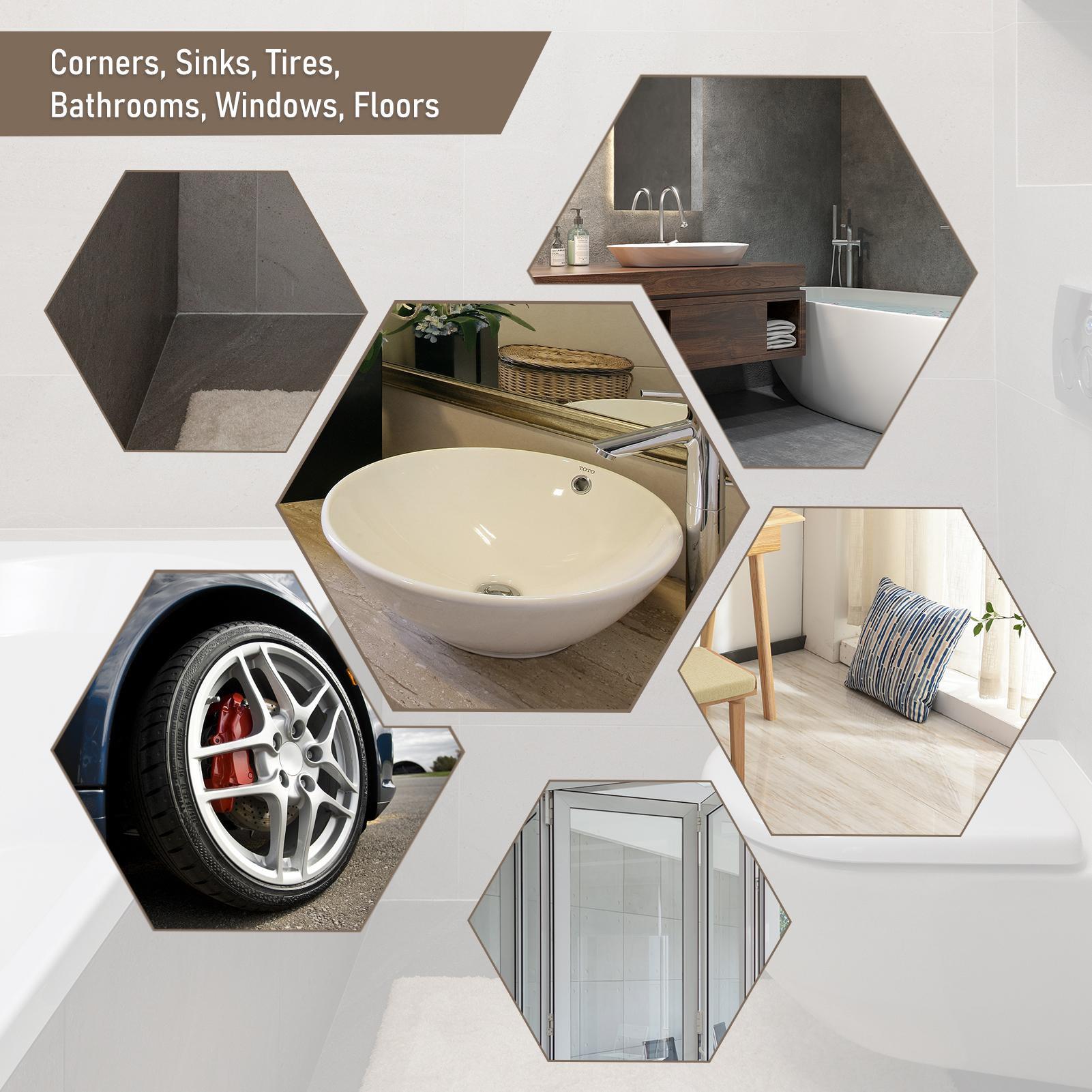 7 IN 1 Electric Spin Scrubber Cordless Handheld Cleaning Brush with Adjustable Extension Handle 6 Brush Heads