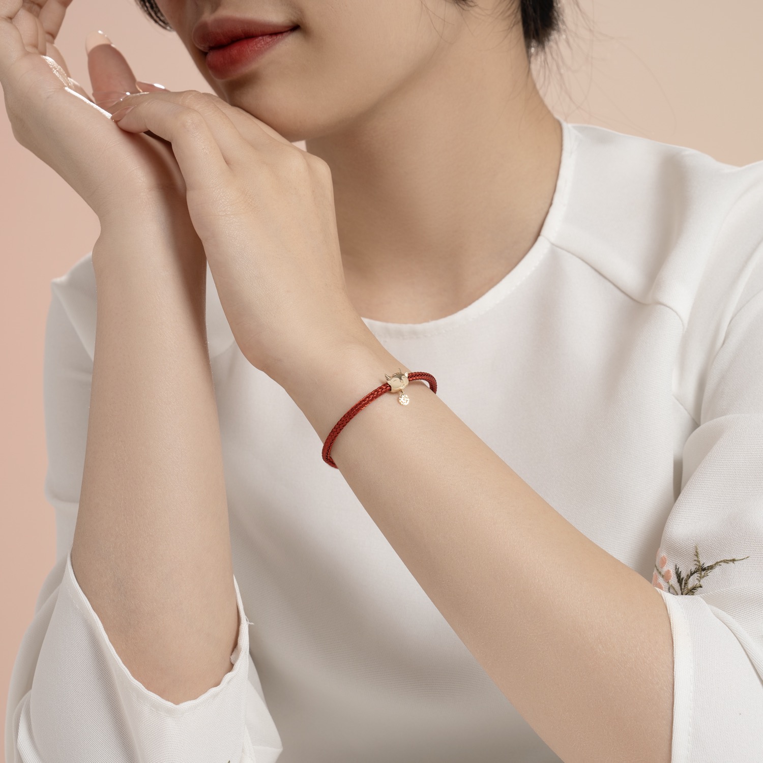 Charm Kim Mùi Vàng 14k LLF218 Huy Thanh Jewelry