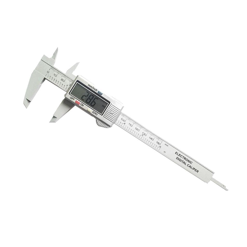 Digital Caliper Plastic Electronic LCD Micrometer Measuring 0-6''/150mm #1