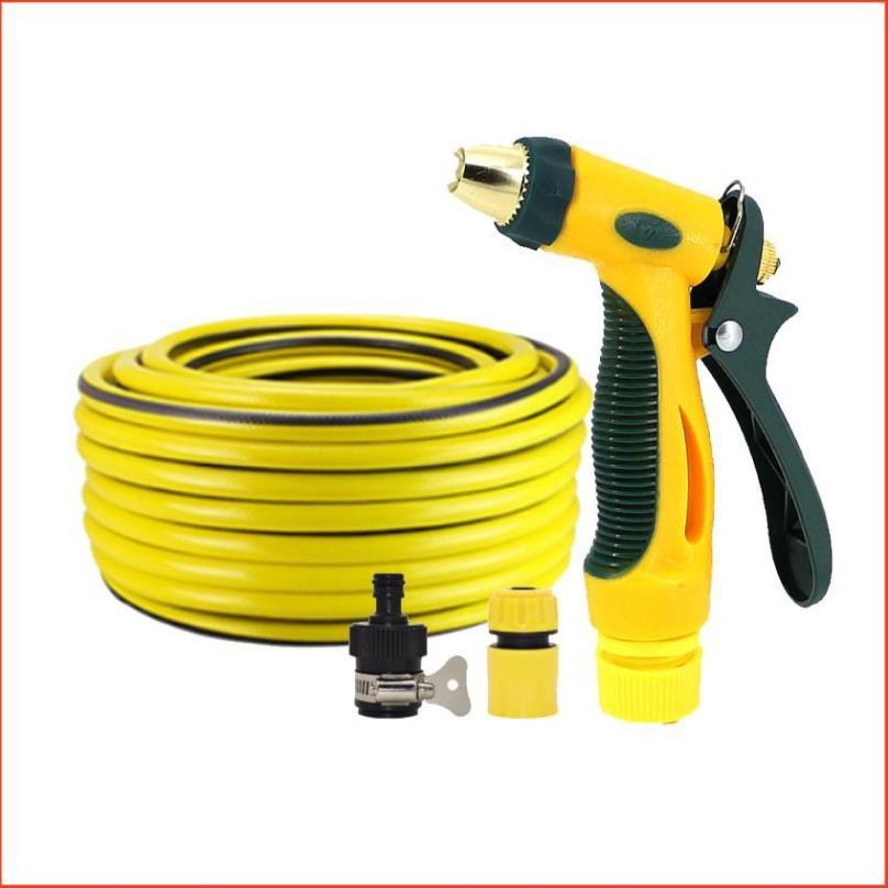Bộ dây vòi xịt nước rửa xe,tưới cây tăng áp 3 lần 7-10m 206317