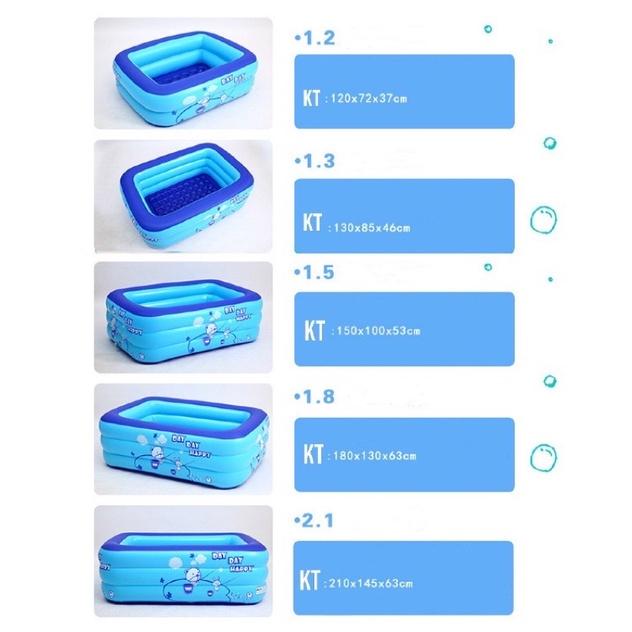 Bể bơi phao bơi cho bé 3 tầng