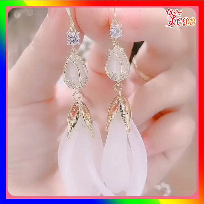 Bông tai kiểu lấp lánh đính đá đi chơi đi dạo BX91 đơn giản dễ thương sành điệu thanh lịch - [Thời Trang ToDo]