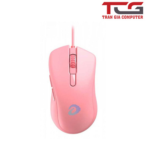 Chuột Dare-U EM908 Queen Pink RGB Gaming New - Hàng chính hãng