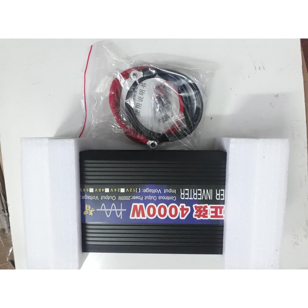 Kich điện Sin chuẩn 12v lên 220v 4000W