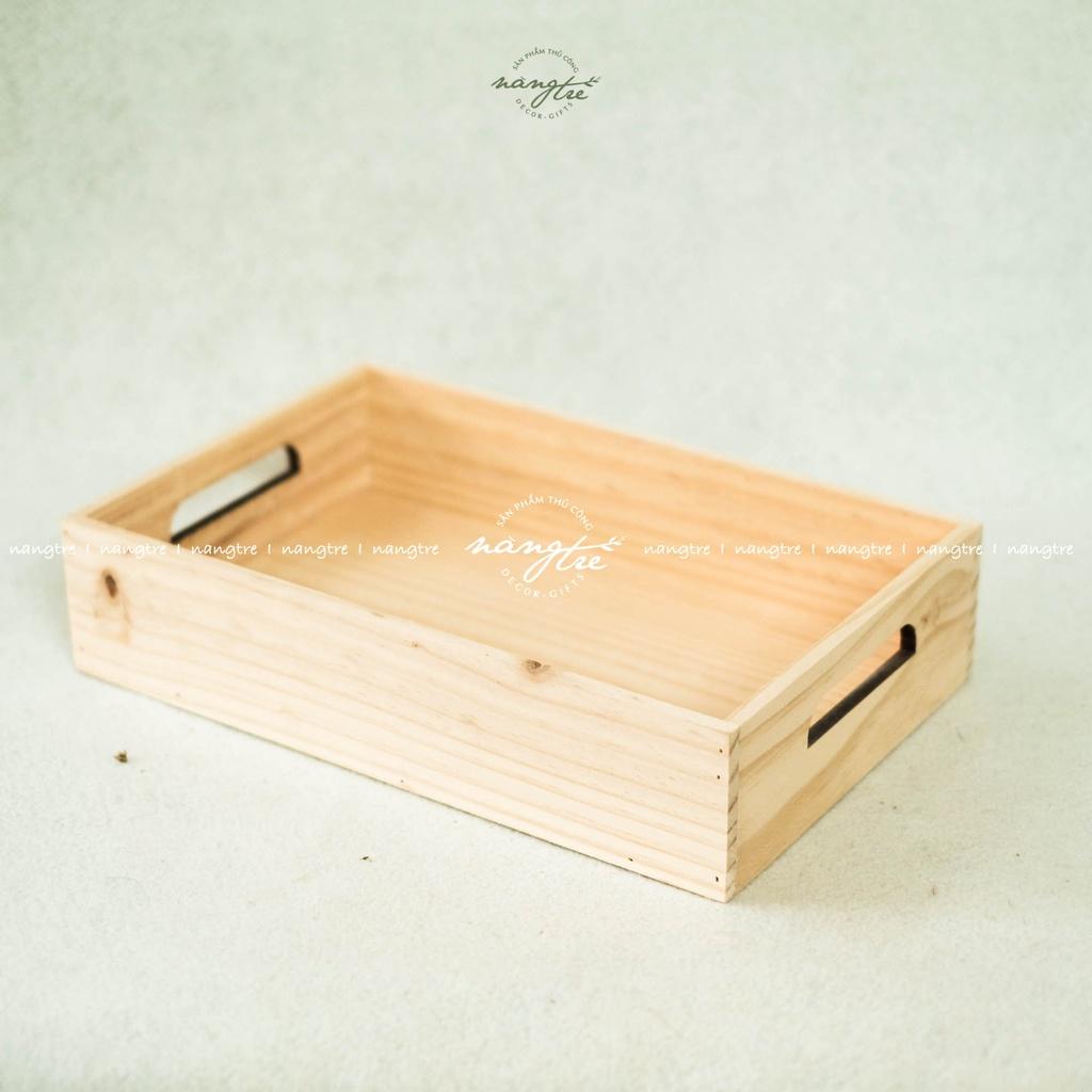 Khay quà bằng gỗ/ Khay gỗ đựng quà