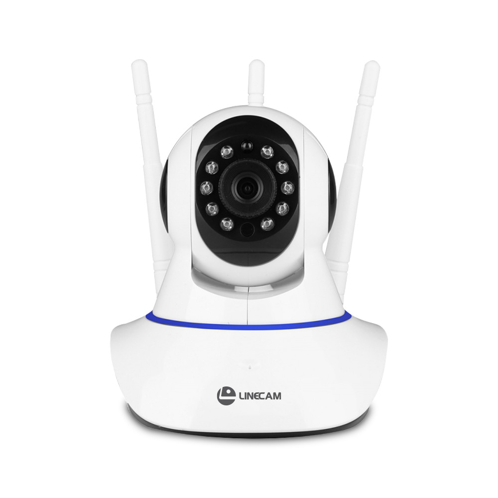 Camera ip wifi LINECAM MQ88 Fullhd 1080P 3 RÂU xoay 360 độ- Hàng chính hãng