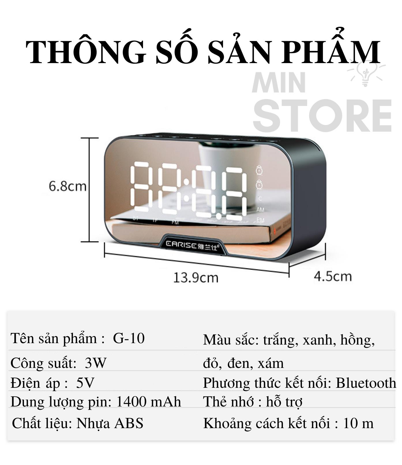 Đồng hồ LED - Loa Bluetooth - Đồng Hồ Báo Thức Thông Minh - G10