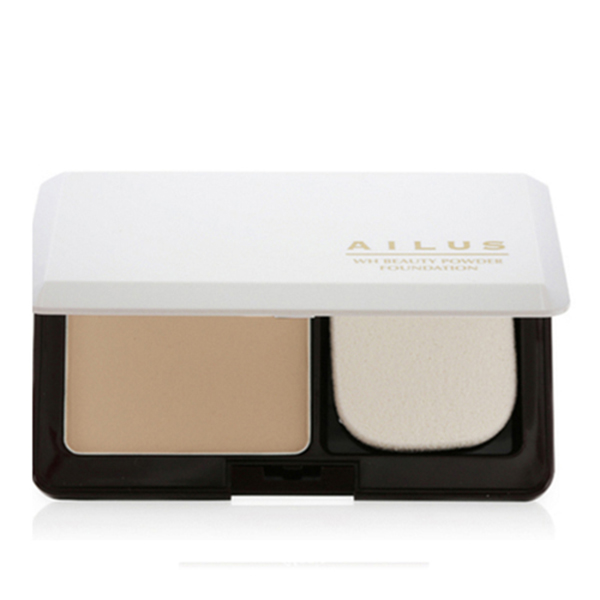 Phấn nền sáng da Naris Ailus WH Beauty Powder Foundation Nhật Bản 10g + Móc khóa