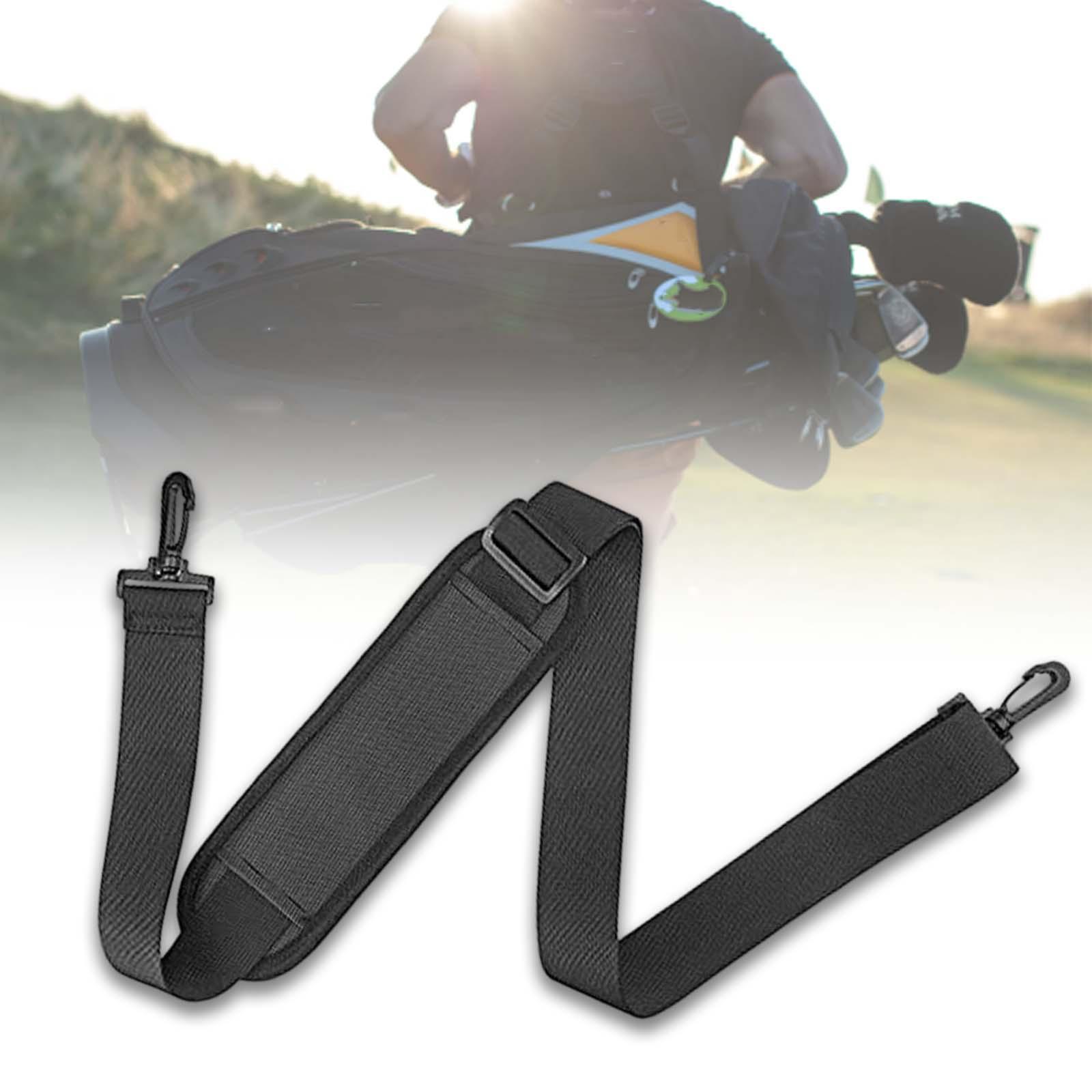 Golf Bag Shoulder Strap, Single Padded Adjustable Straps Universal Replacement