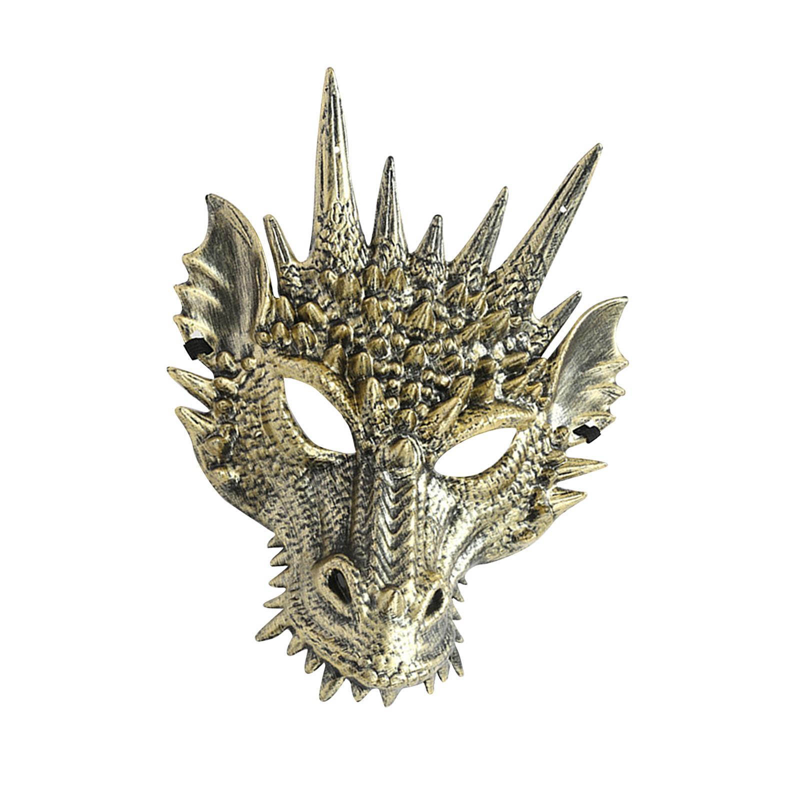 3D Dragon Animal Headdress , Novelty Full Head Cover, Dragon Head , Halloween Masquerade for Shows, Festival, Cosplay Halloween