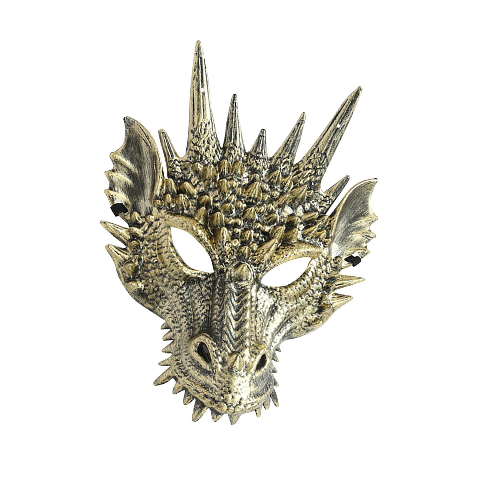 3D Dragon  Animal Headdress , Novelty Full Head Cover, Dragon Head , Halloween Masquerade  for Shows, Festival, Cosplay Halloween