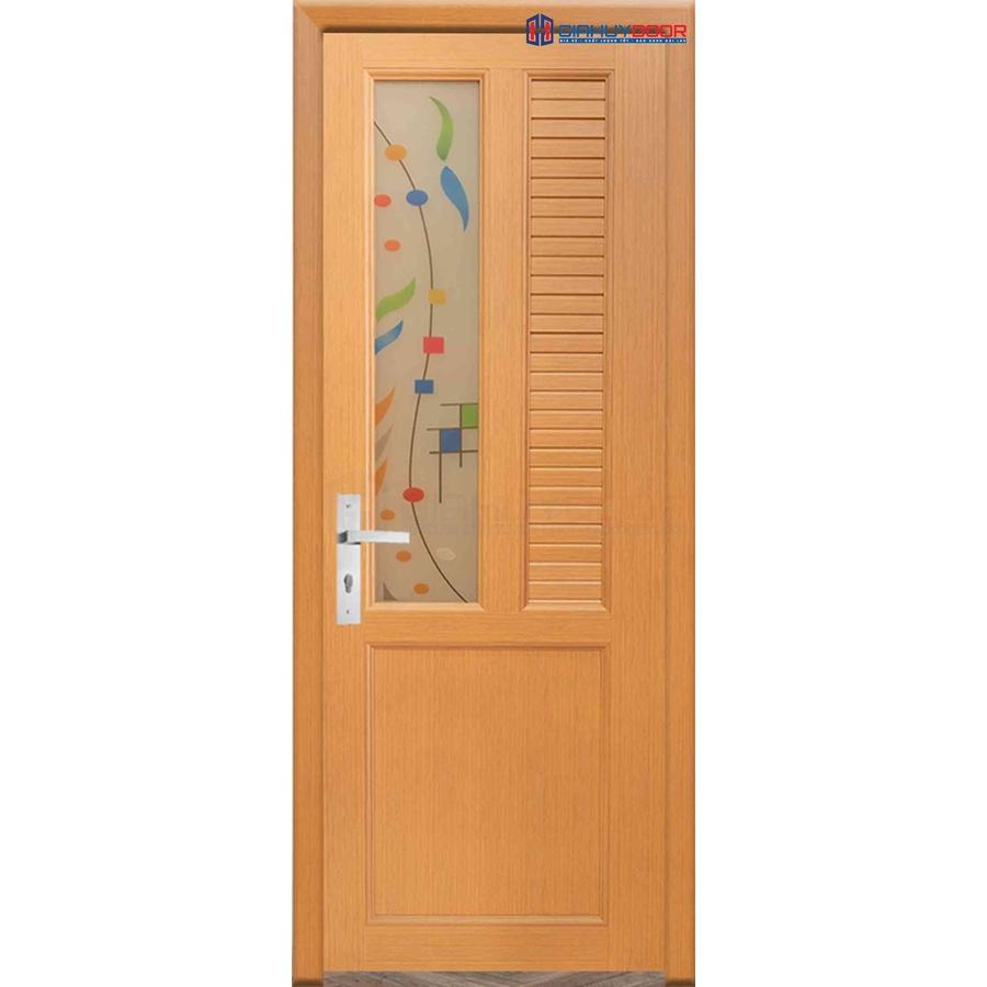 Cửa Nhựa Giá Rẻ YY-12 - Cửa Nhựa Đài Loan Rẻ Bền Đẹp, Chịu Nước Tốt, Chống Cong Vênh, Mối Mọt, Mẫu Mã Đẹp - GIAHUYDOOR