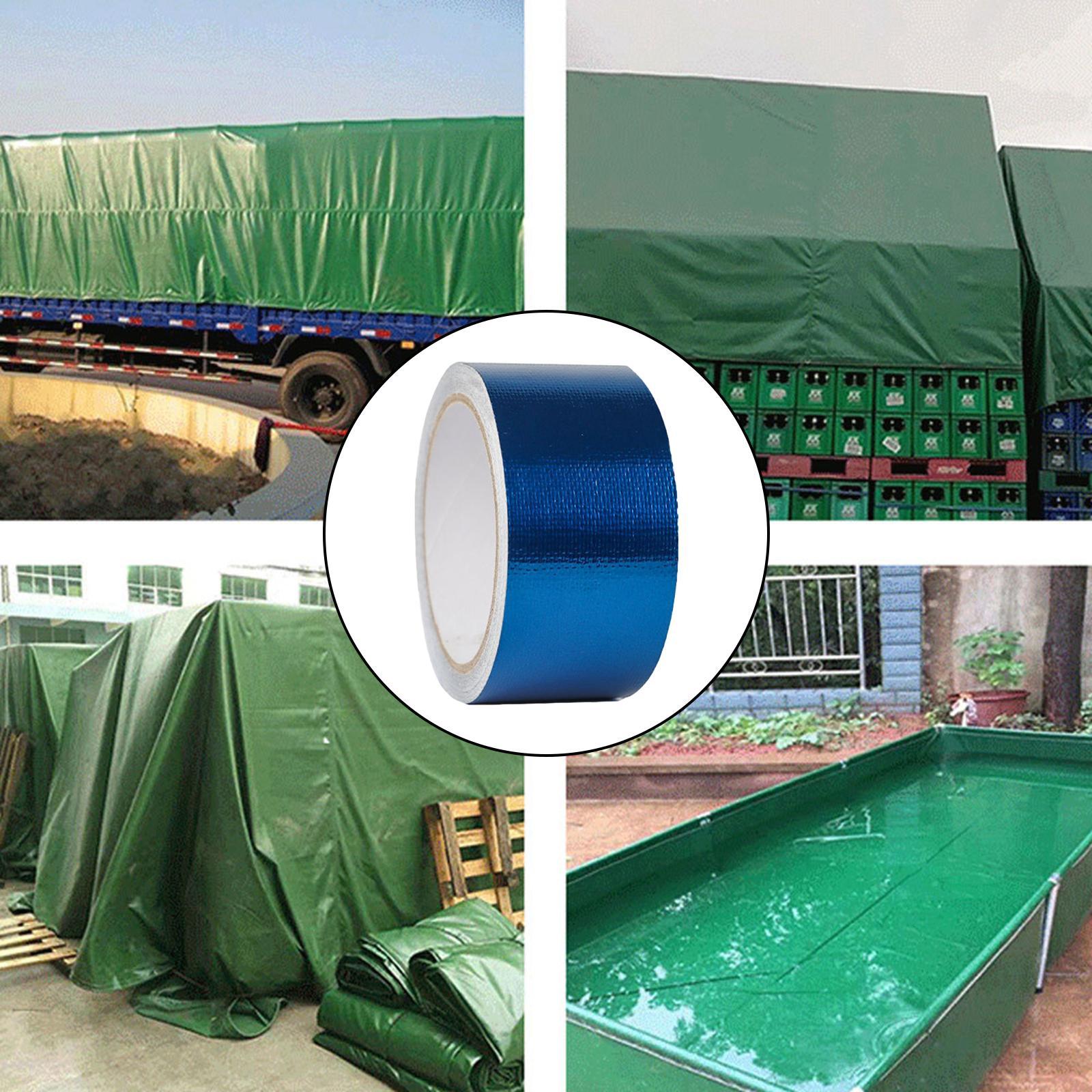Tent Repair Tape Strong Tape Waterproof RV Awning Repair Tape Canvas Repair Tape for Tents Inflatable Boat Air Bed Daily Use Raft
