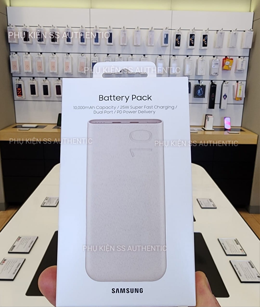 Pin sạc dự phòng Samsung 10.000 mAh - 25w - Hàng chính hãng ( P3400 ) - Sạc 2 thiết bị cùng 1 lúc