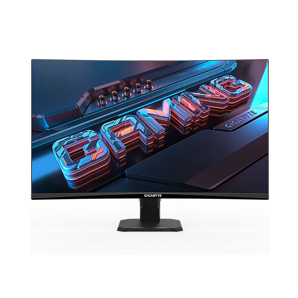 Màn hình máy tính 27inch GIGABYTE GS27FC Cong Gaming (23.8&quot; VA FHD 180Hz, HDMI+DisplayPort) - Hàng chính hãng Viễn Sơn phân phối