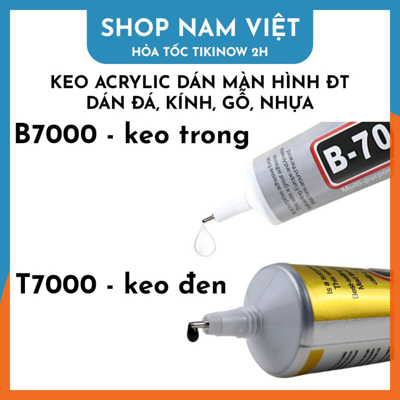 Keo Acrylic B7000 / T7000 Dán Kính Điện Thoại, Dán Giày, Dán Nhựa, Kim Loại, Gỗ, Đá, Thủy Tinh, Da