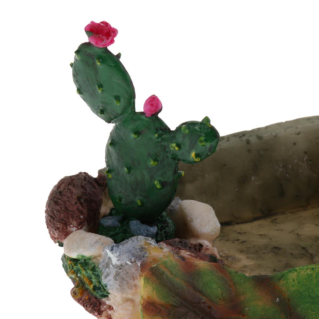 Reptile Food Water Dish Vivarium Decoration