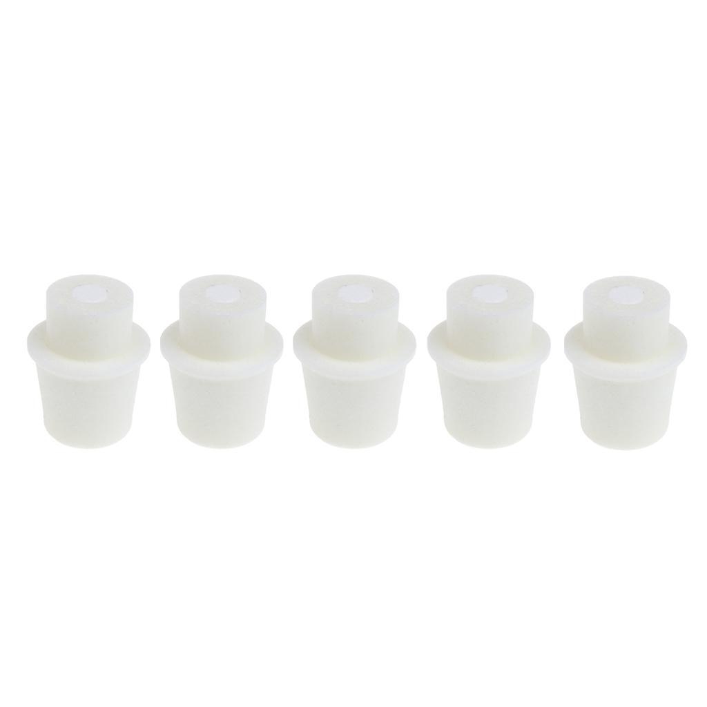 10x Silicone Flask Bottle Stopper Plug Cone Sealed Cover Cap 24-28mm&27-31mm