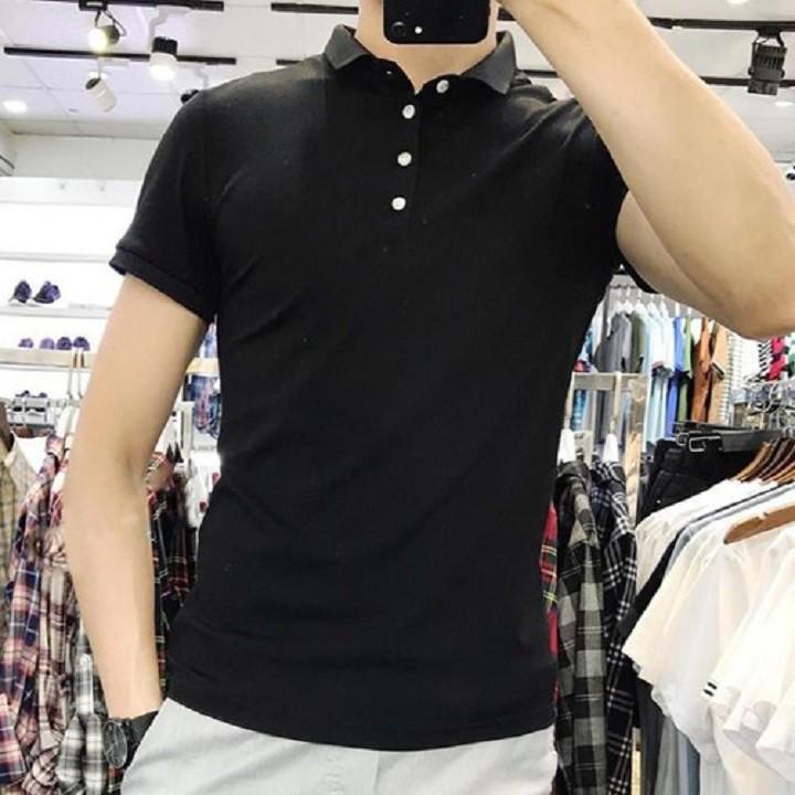 Áo thun nam nữ couple màu đen phong cách Hàn Quốc