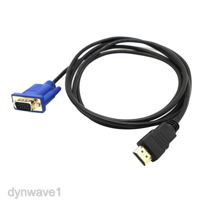 Cáp chuyển đổi HDTV HDMI sang VGA HD-15 Male 15 chân 1080P
