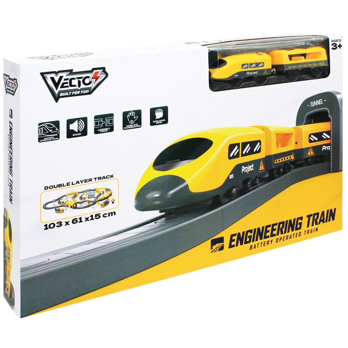 Đồ Chơi Mô Hình Đường Ray Và Tàu Điện Chạy Pin: Công Trình - Vecto VT6881AB