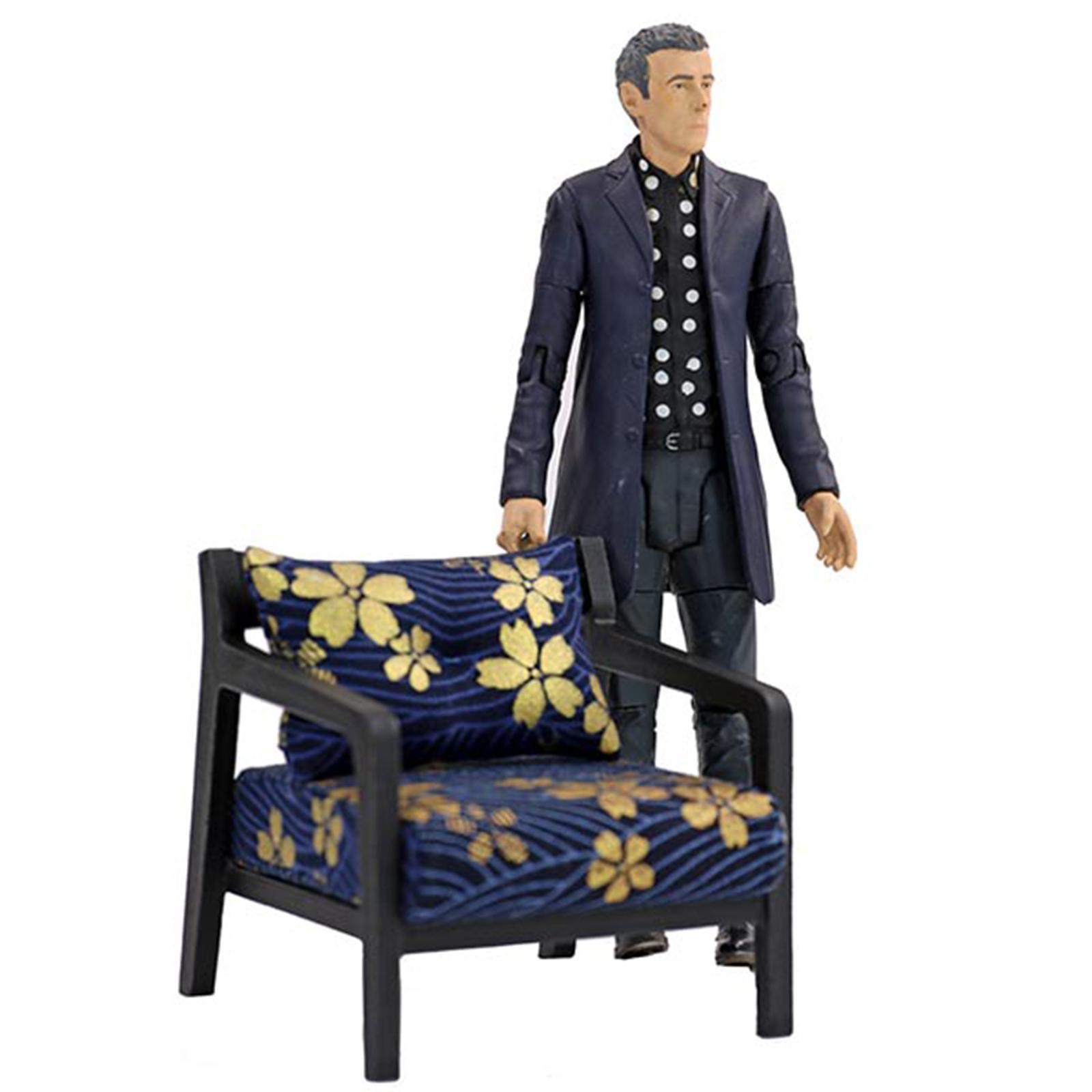 Dollhouse Accessories decor chair model  Black