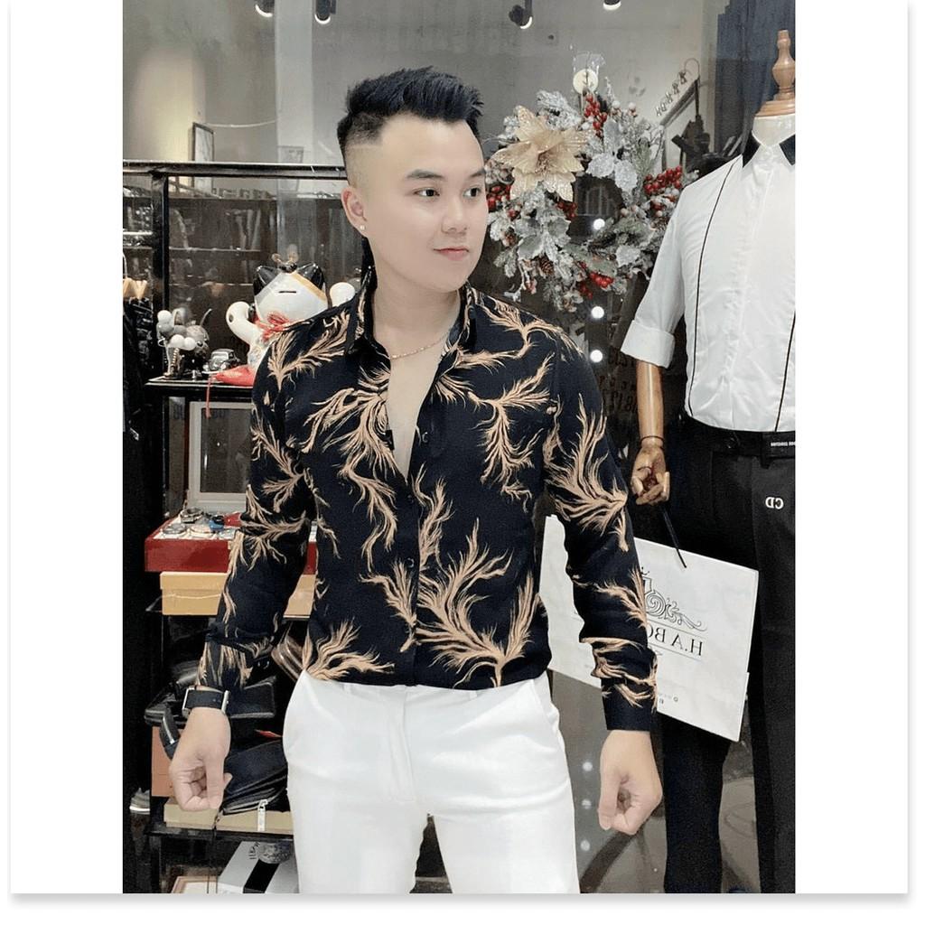 ÁO SƠ MI DÀI TAY NAM HỌA TIẾT CỰC ĐẸP - PHONG CÁCH