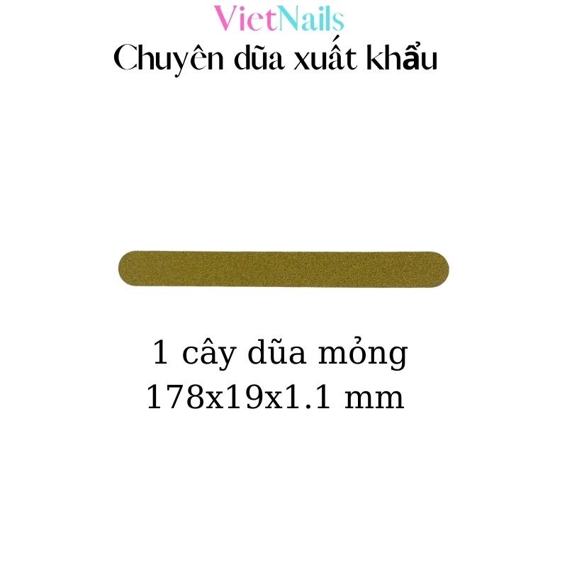 Dũa móng bột móng gel móng tự nhiên làm từ giấy nhám vàng cao cấp nhập khẩu, dụng cụ làm móng không thể thiếu