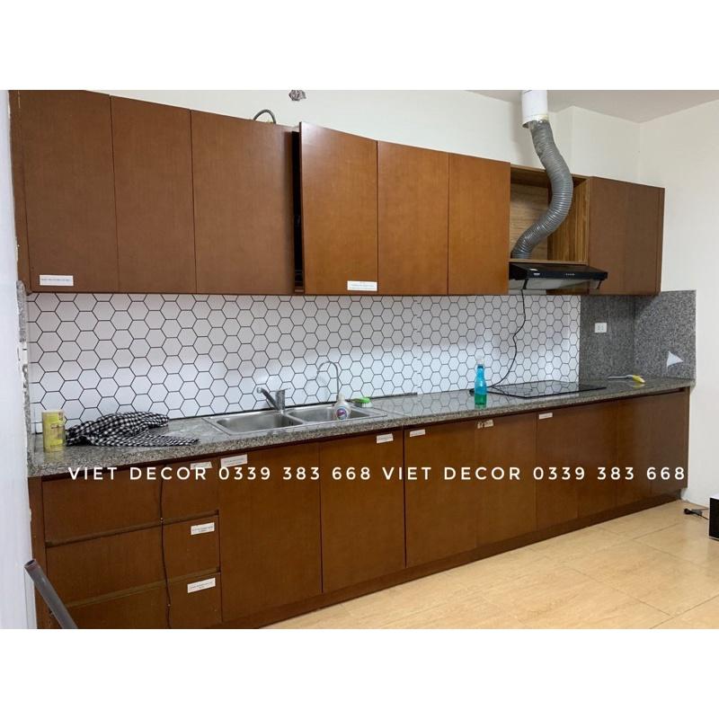 Decal Gạch Dán bếp - Set 1m dài gạch bông - Họa tiết đơn giản - Trang trí bếp, Dán tường