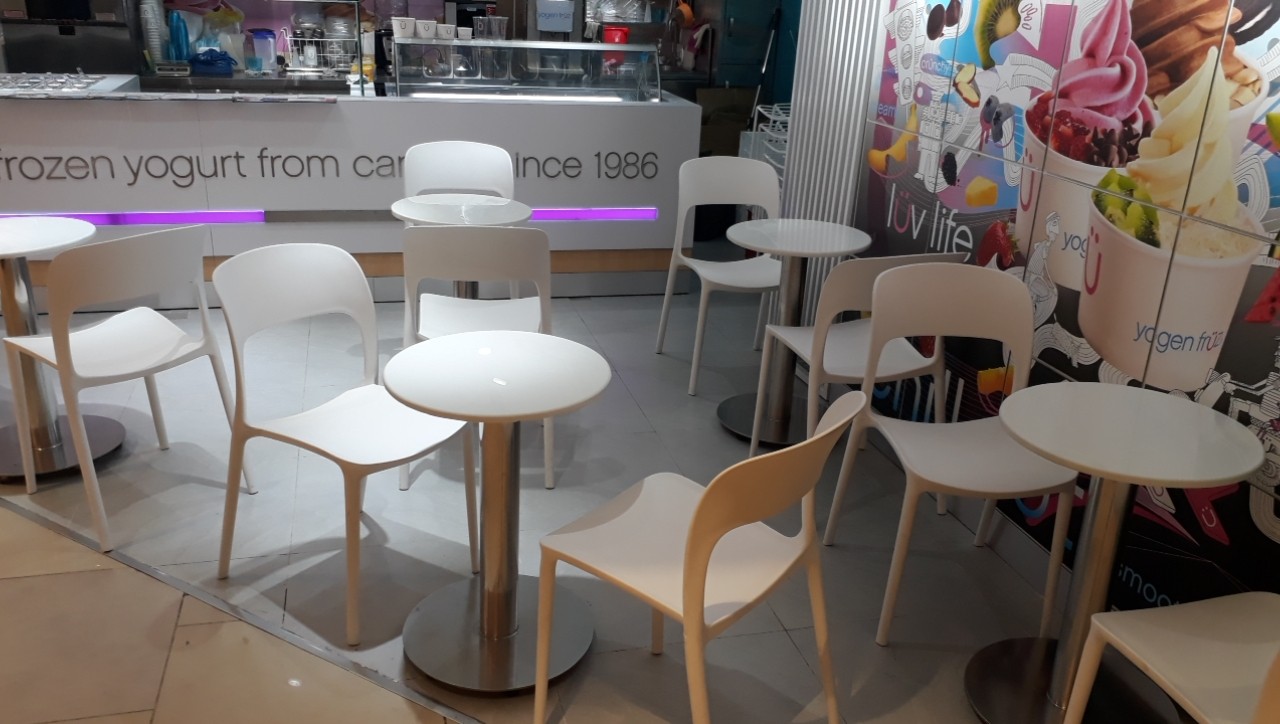 ILAN chair - Ghế ăn Milan kiểu dáng hiện đại, dùng cho phòng ăn, nhà hàng, cafe fastfood hàng nhập khẩu cao cấp