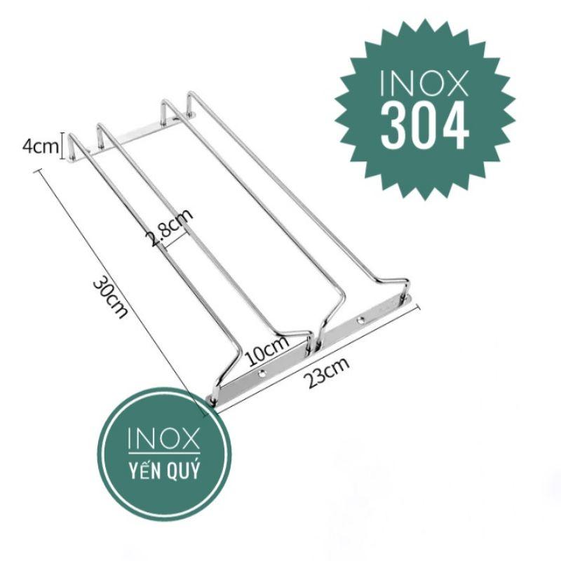 INOX 304 GIÁ TREO LY 1/2/3 HÀNG SÂU 30 BẮT TRẦN TỦ